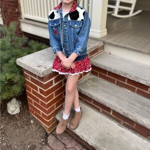 Western jacket and skirt
